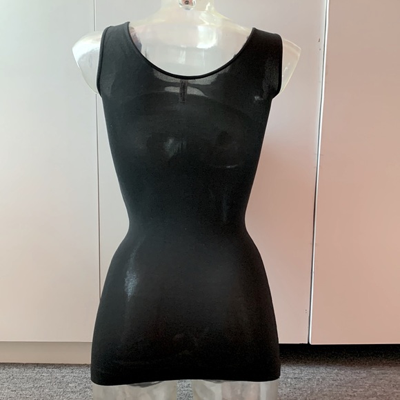 Layering Tank Dance Pullover Top Semi-Sheer New - Picture 2 of 8